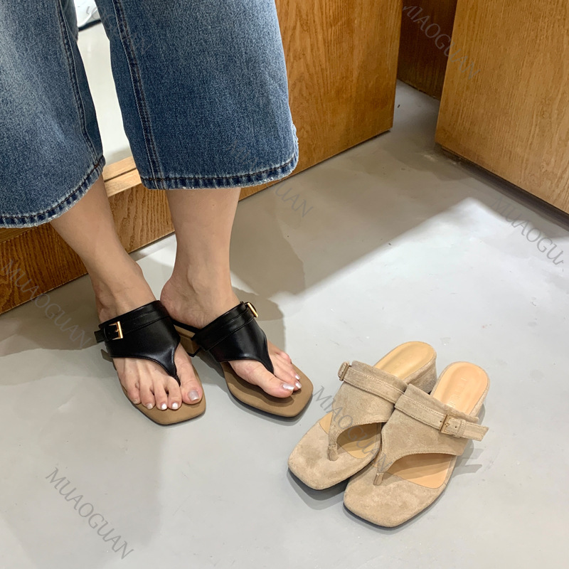 Street Fashion Roma - 패션 여성 클립 토 플립플랍 4.5CM