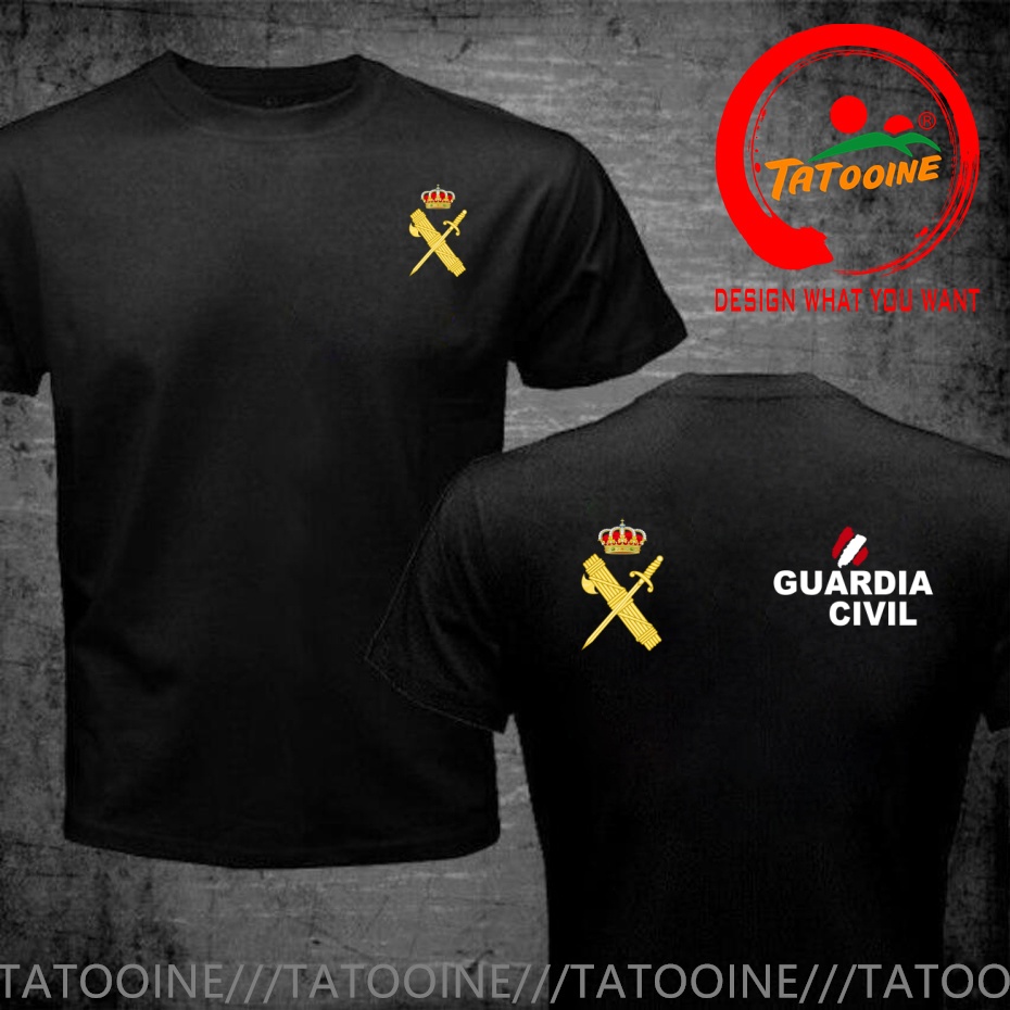 Street Fashion In Spain - 스페인 Guardia Civil Espanola 엠블럼 T