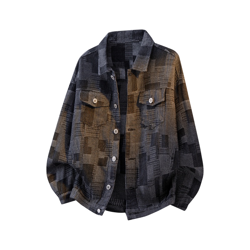 Street Fashion Jacket Men - 2026 봄 남성 워싱 데님 재킷