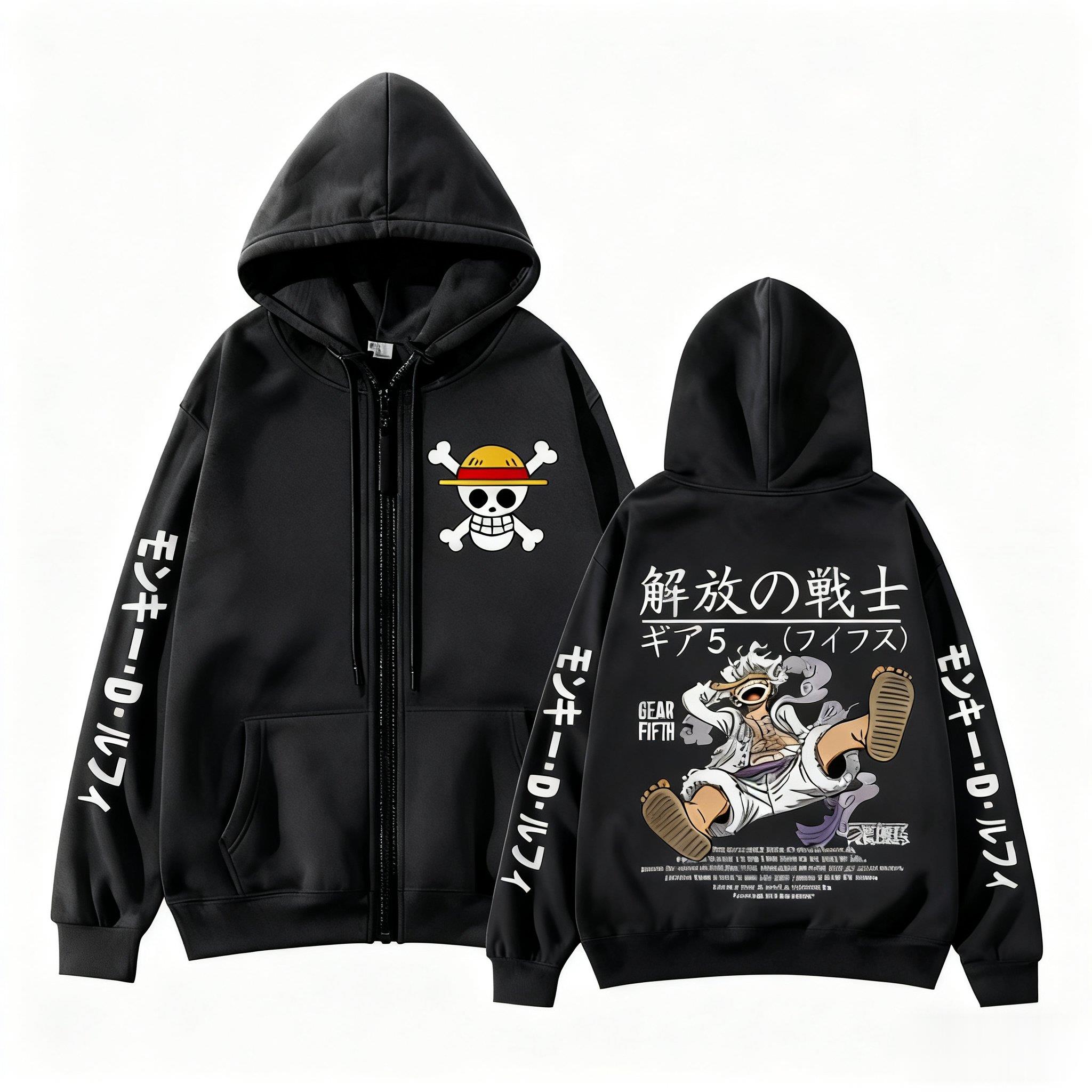 Street Fashion Jacket Men - 몽키 D 루피 기어 5 원피스