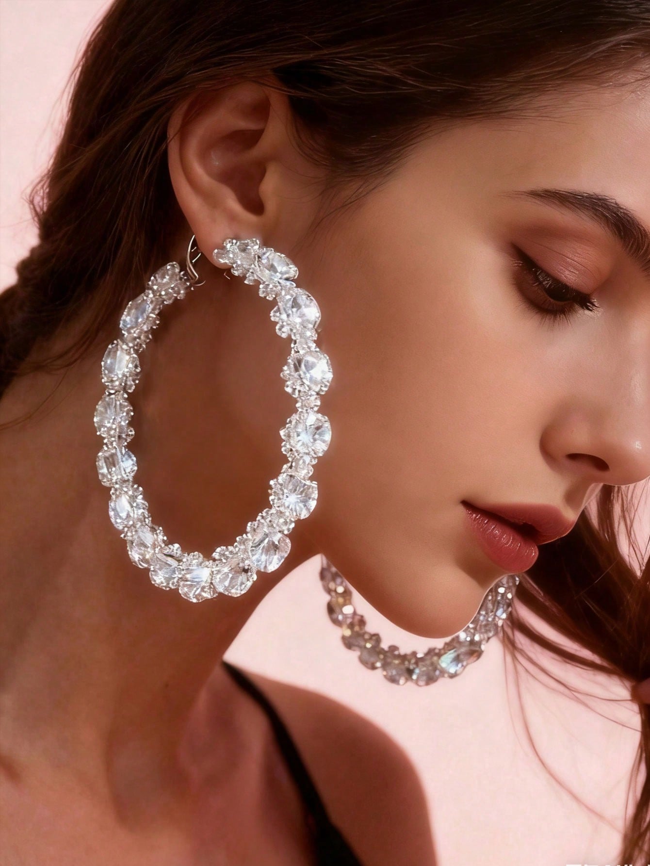 Street Fashion Earrings - 8.5CM 대형 스트리트 클레어보이언트 웨딩 여성용