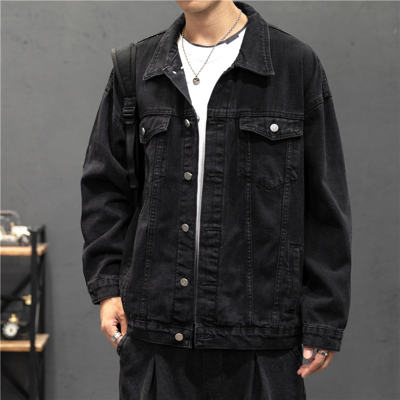 새로운 데님 재킷 남성 빈티지 진 코트 스트리트 패션  - Street Fashion Jacket Men 리뷰 및 가격