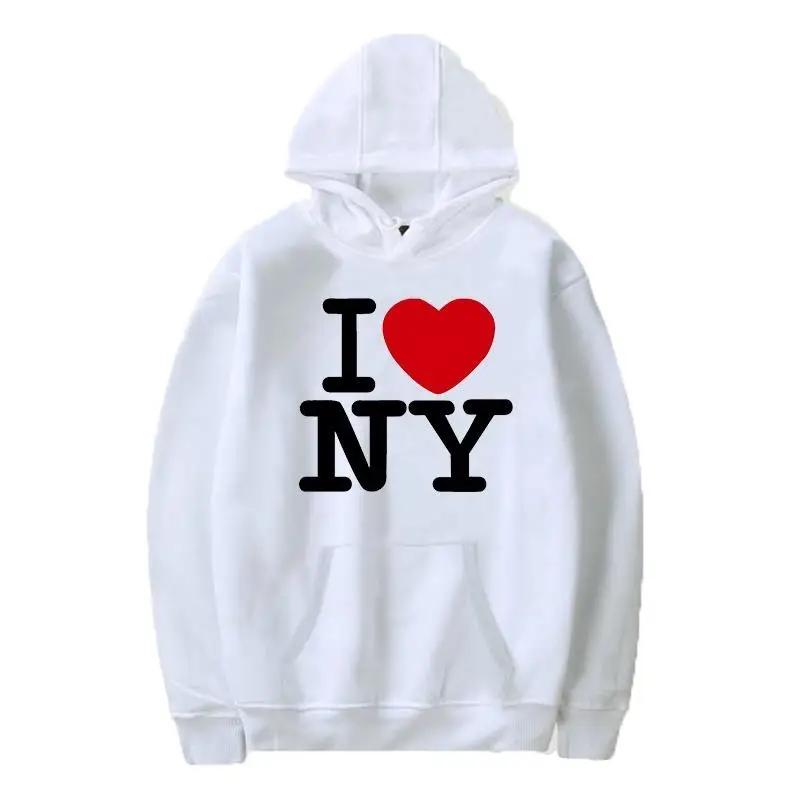 나는 뉴욕을 사랑합니다 Pritned 후드 여성 패션  - Street Fashion Of New York 리뷰 및 가격