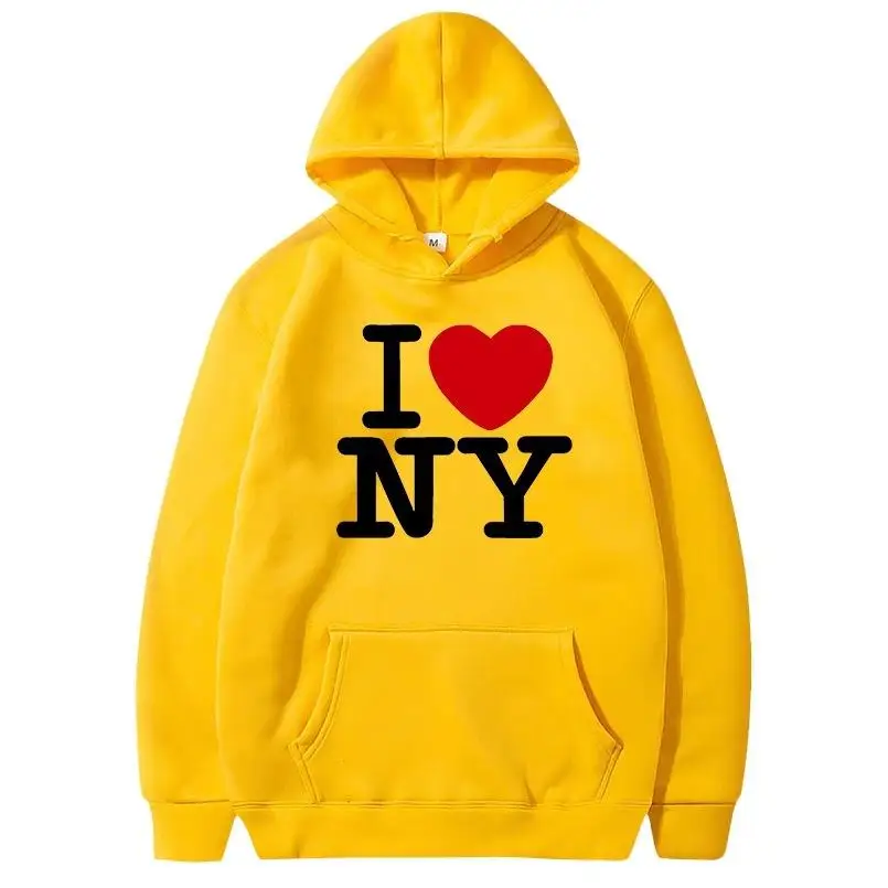 나는 뉴욕을 사랑합니다 Pritned 후드 여성 패션  - Street Fashion Of New York 리뷰 및 가격