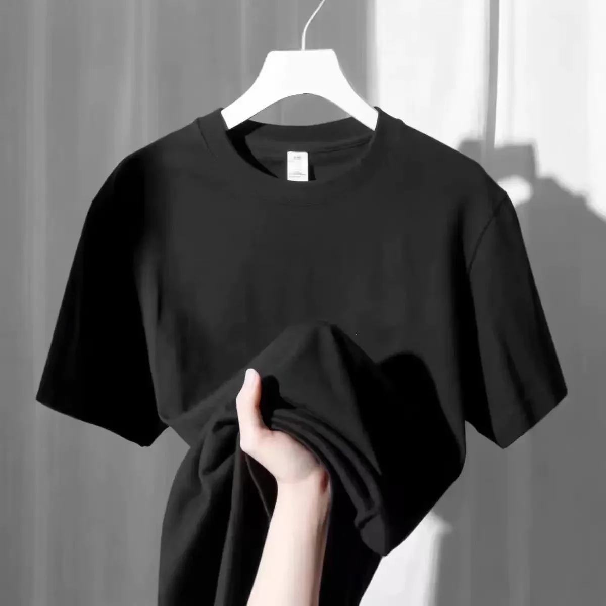 여성용 라운드넥 티셔츠, 서울 스타일의 한국어 레터링  - Street Fashion Seoul 리뷰 및 가격