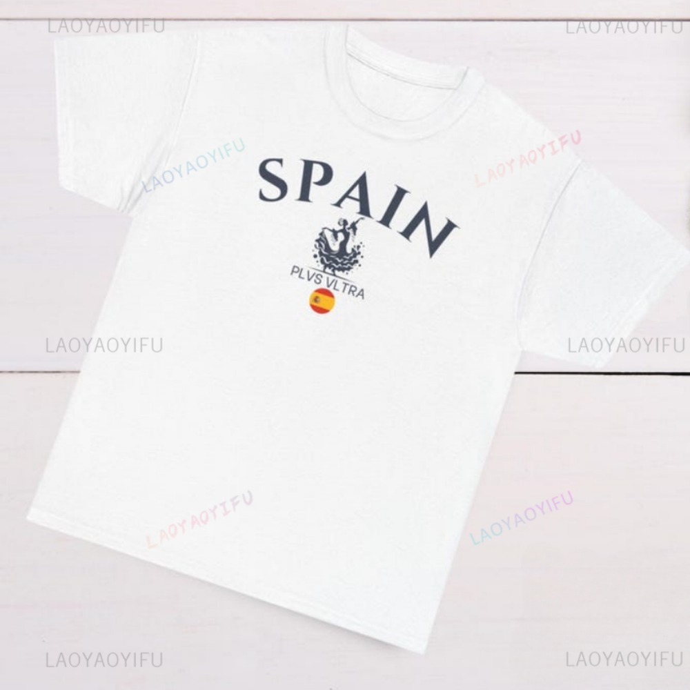 스페인 국기 그래픽 프린트 티셔츠 여성용 스페인 플라멩 - Street Fashion In Spain 리뷰 및 가격