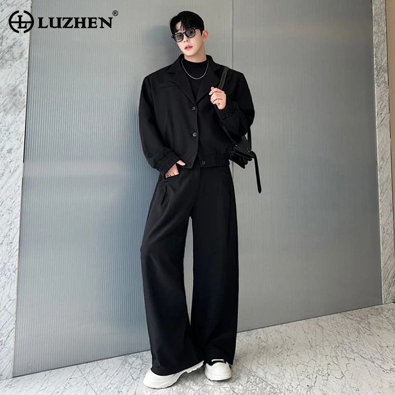 루젠 스프링 블레이저 넥 캐주얼 재킷 남성 패션 202 - Street Fashion Jacket Men 리뷰 및 가격