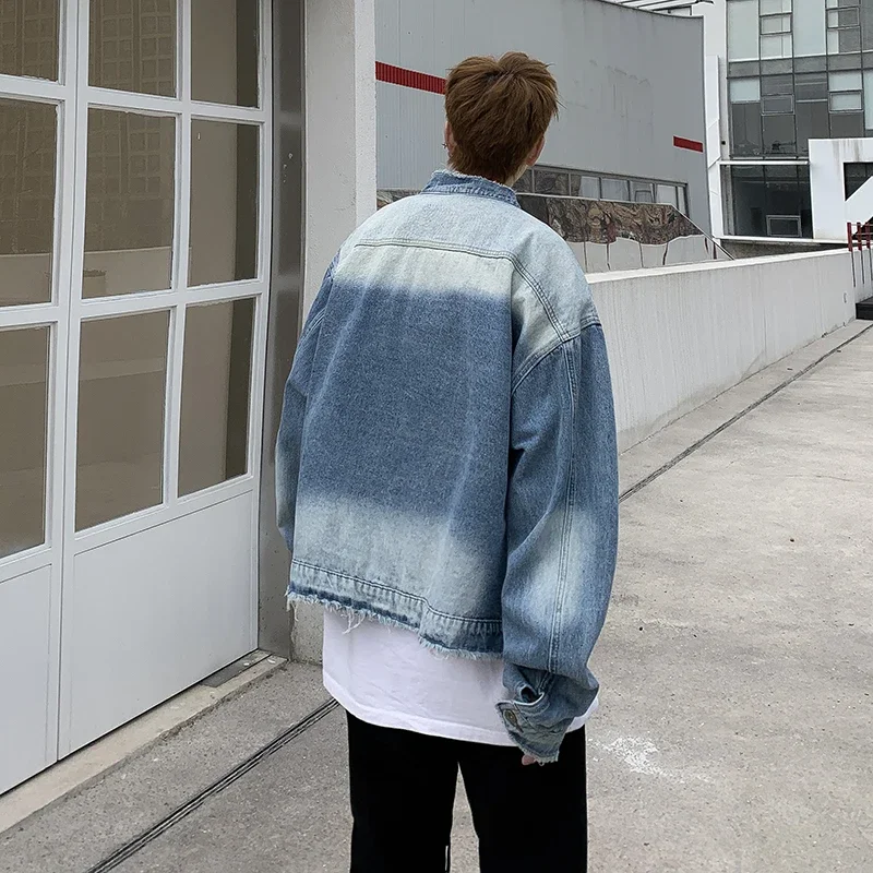 미국 레트로 힙합 로우 엣지 데님 재킷 남성 2026  - Street Fashion Jacket Men 리뷰 및 가격