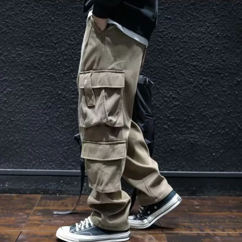 남성용 와이드 멀티 포켓 바지, 빅 사이즈 스트레이트  - Cargo Pant Wide 리뷰 및 가격