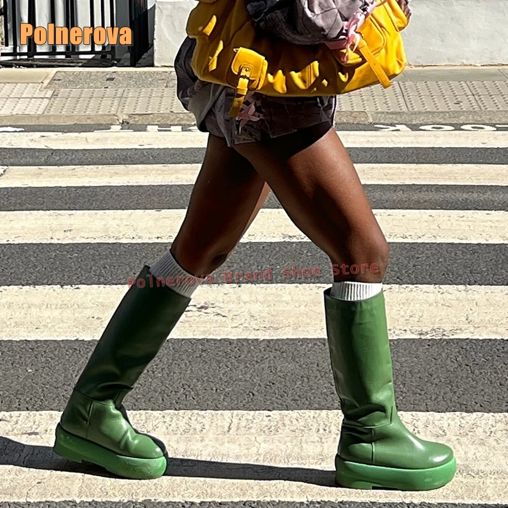 여성 섹시 패션 신발 겨울 트렌드 그린 플랫폼 니하이  - Street Fashion Trend 2025 리뷰 및 가격
