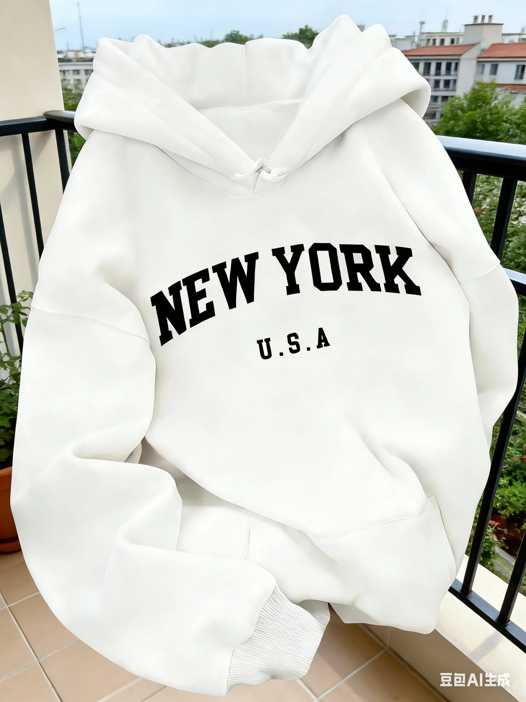 여성용 후드 스웨트 캐주얼 컷 뉴욕 미국 레터링 스웨터 - Street Fashion Of New York 리뷰 및 가격