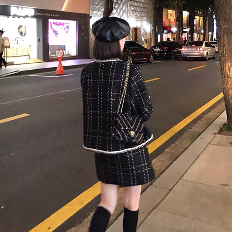 여성 트위드 투피스 정장 2023 신상 봄 가을 울 재 - Street Fashion Jacket Men 리뷰 및 가격