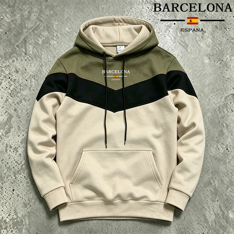 스페인 스트리트 캐주얼 패션 후드 스웨트셔츠 남성 홈  - Street Fashion In Spain 리뷰 및 가격