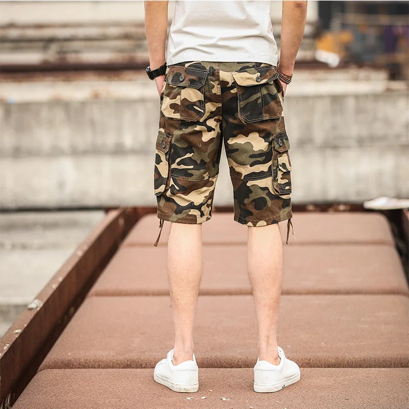 포켓 롱 배기 남성 카고 반바지 카모플라주 하프 빅사이 - Cargo Pant Wide 리뷰 및 가격