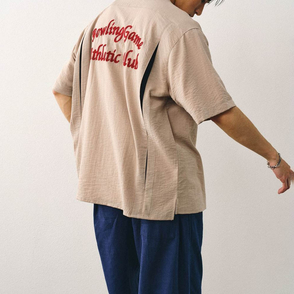 남성 자수 반팔 셔츠 아메리칸 레트로 패션 트렌드 스트 - Street Fashion Trend 2025 리뷰 및 가격