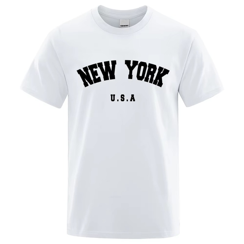 미국 뉴욕 미국 시티 스트리트 프린트 티셔츠 남성용 루 - Street Fashion Of New York 리뷰 및 가격
