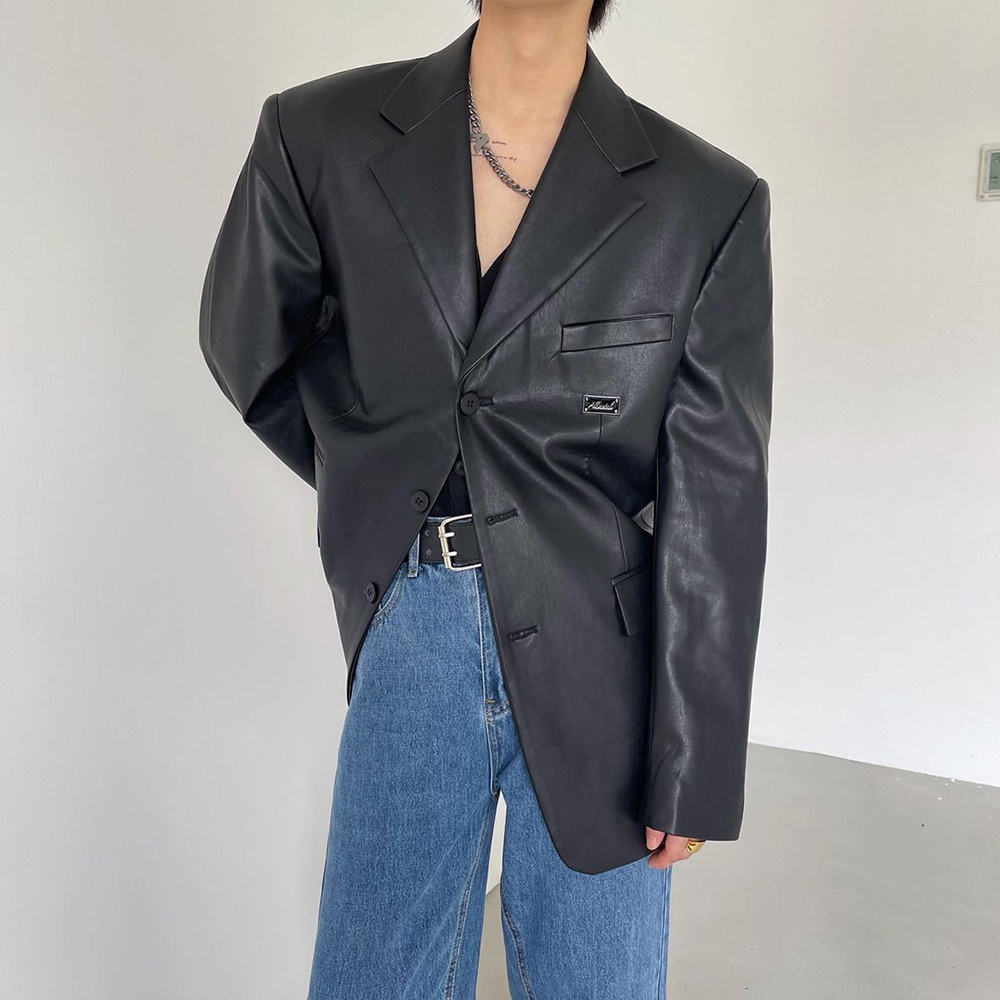 2025 겨울 신상 남성용 긴팔 PU 가죽 재킷 유니섹 - Street Fashion Trend 2025 리뷰 및 가격
