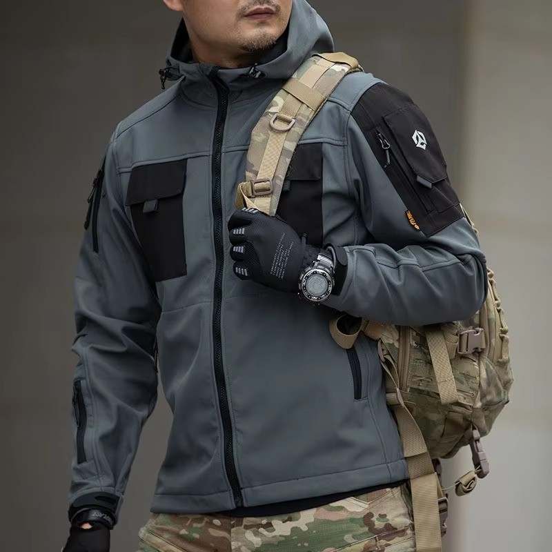 TAD 상어 소프트 쉘 군사 전술 재킷 남성용, 방수  - Windbreak Shell Jacket 리뷰 및 가격
