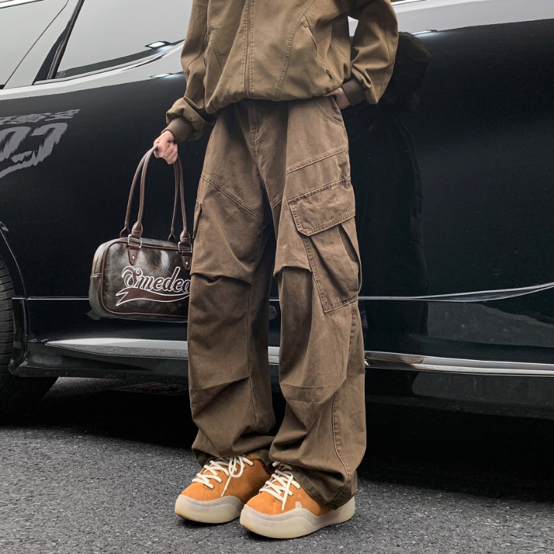 남성용 빈티지 워싱 와이드 레그 카고 팬츠, 여러 개의 - Cargo Pant Wide 리뷰 및 가격
