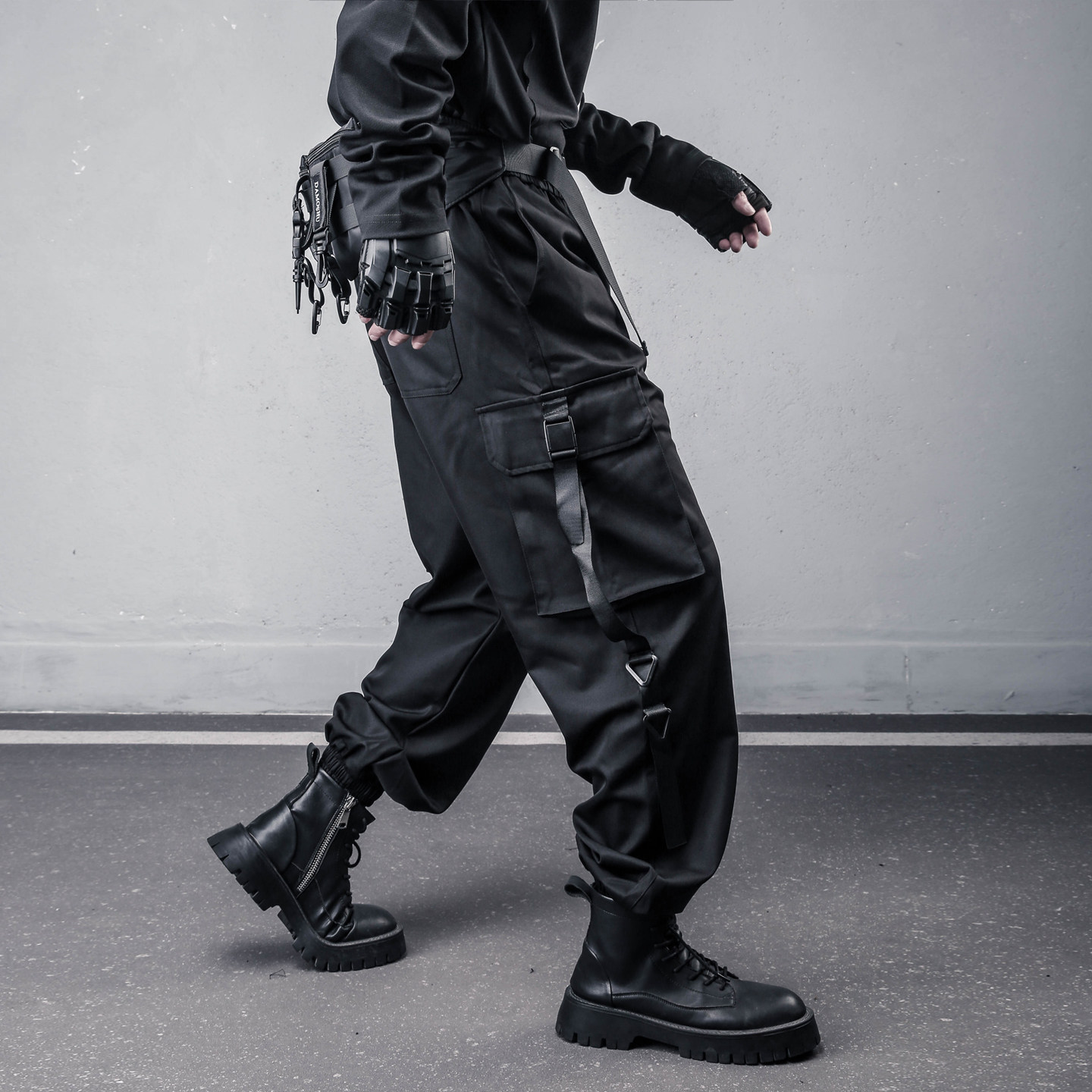 디자이너 패션, 짙은 색상의 오버올, 남성용 테크웨어  - Techwear Pants Tactical 리뷰 및 가격