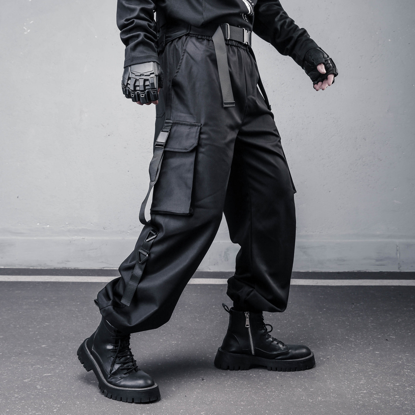 디자이너 패션, 짙은 색상의 오버올, 남성용 테크웨어  - Techwear Pants Tactical 리뷰 및 가격