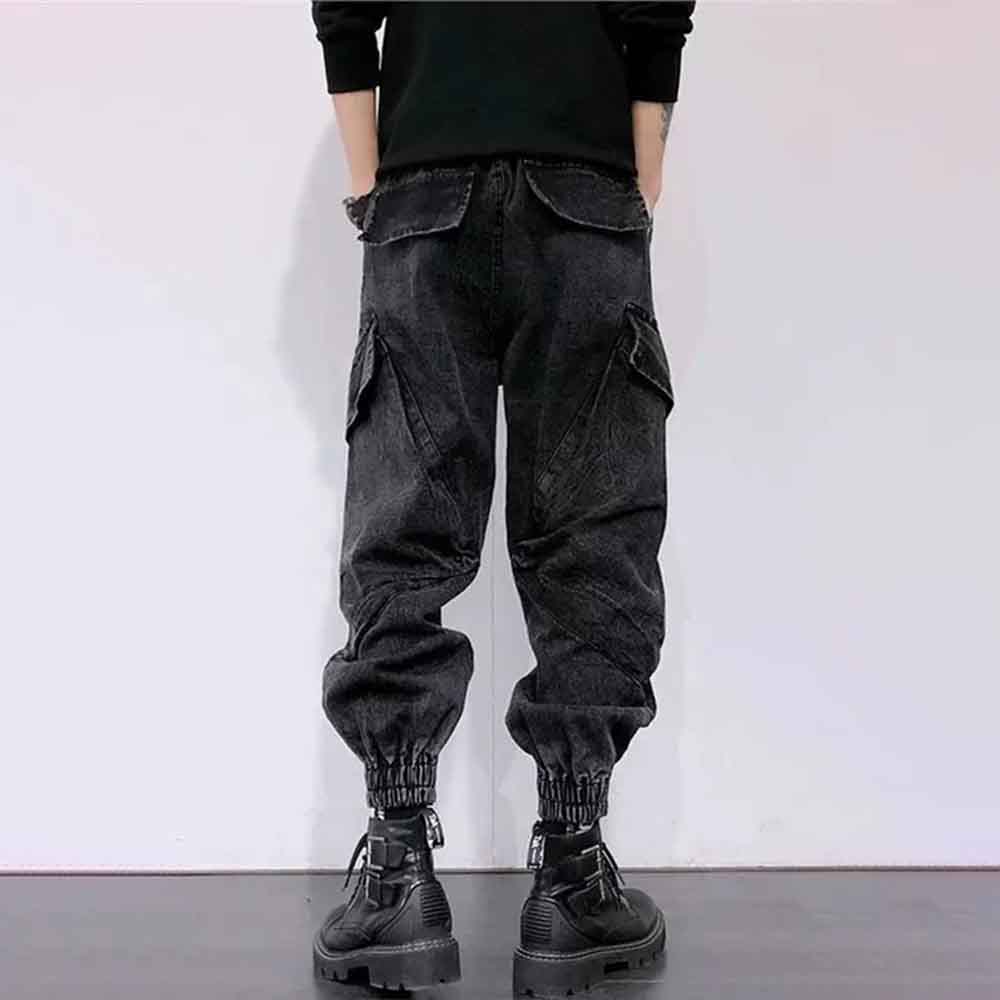 2025 겨울 신상 남성 단색 데님 팬츠 아메리칸 레트 - Street Fashion Trend 2025 리뷰 및 가격