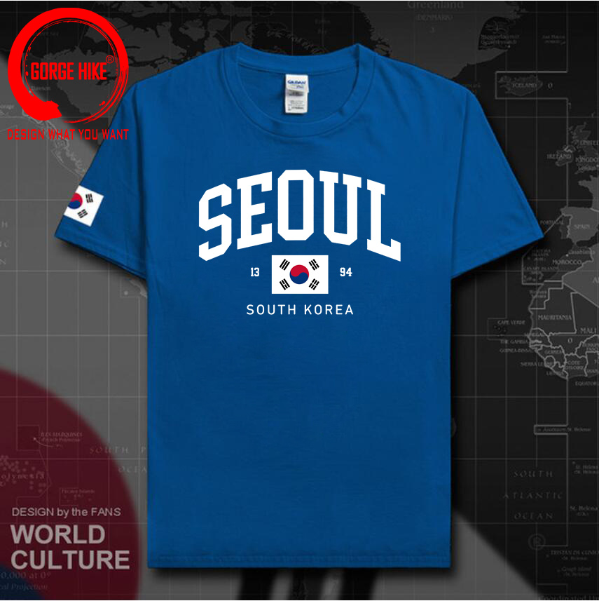 서울 한국 국기 유니섹스 티셔츠 빈티지 클래식 패션 스 - Street Fashion Seoul 리뷰 및 가격