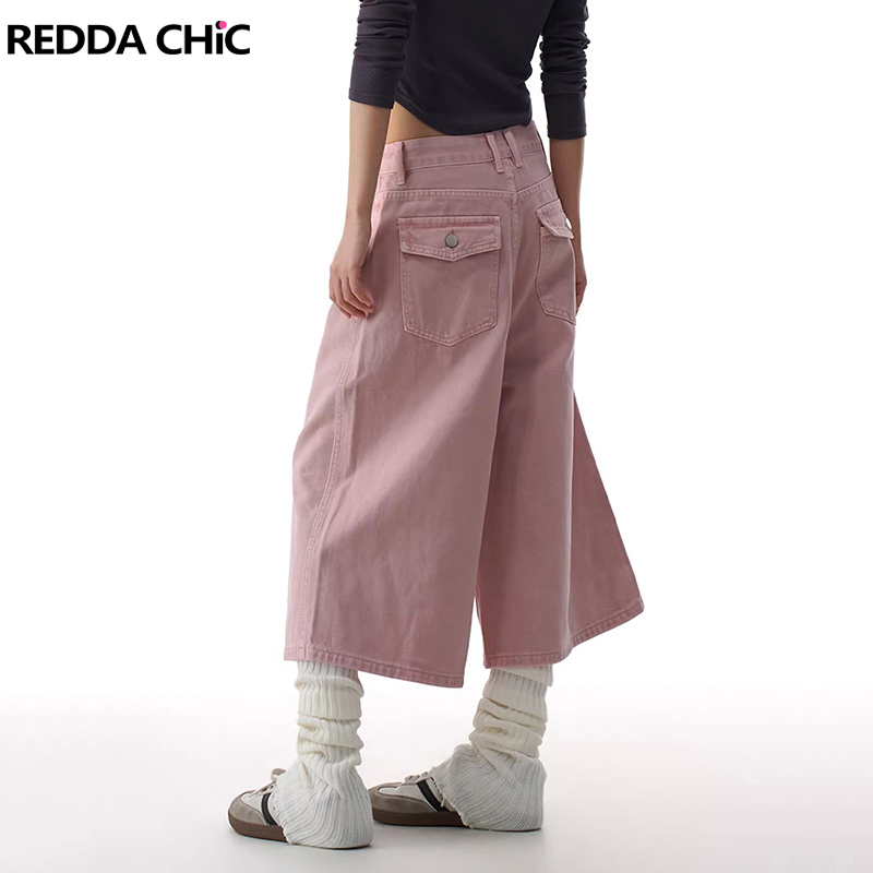 REDDACHiC 핑크 카고 진 반바지 여성 여름 조츠 - Cargo Pant Wide 리뷰 및 가격