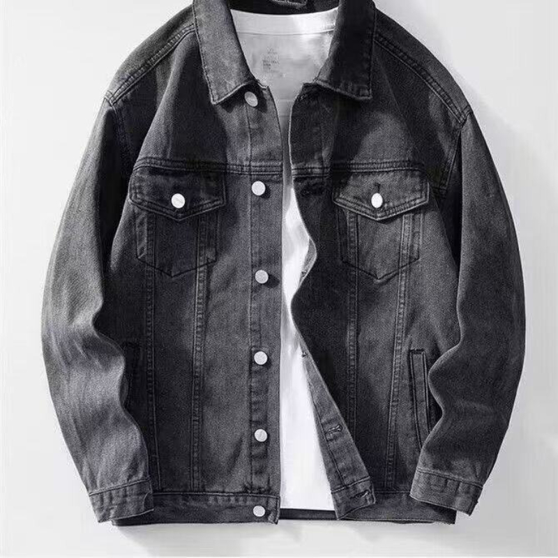 아메리칸 빈티지 헤비 울프 자수 패치 데님 재킷 남성  - Street Fashion Jacket Men 리뷰 및 가격