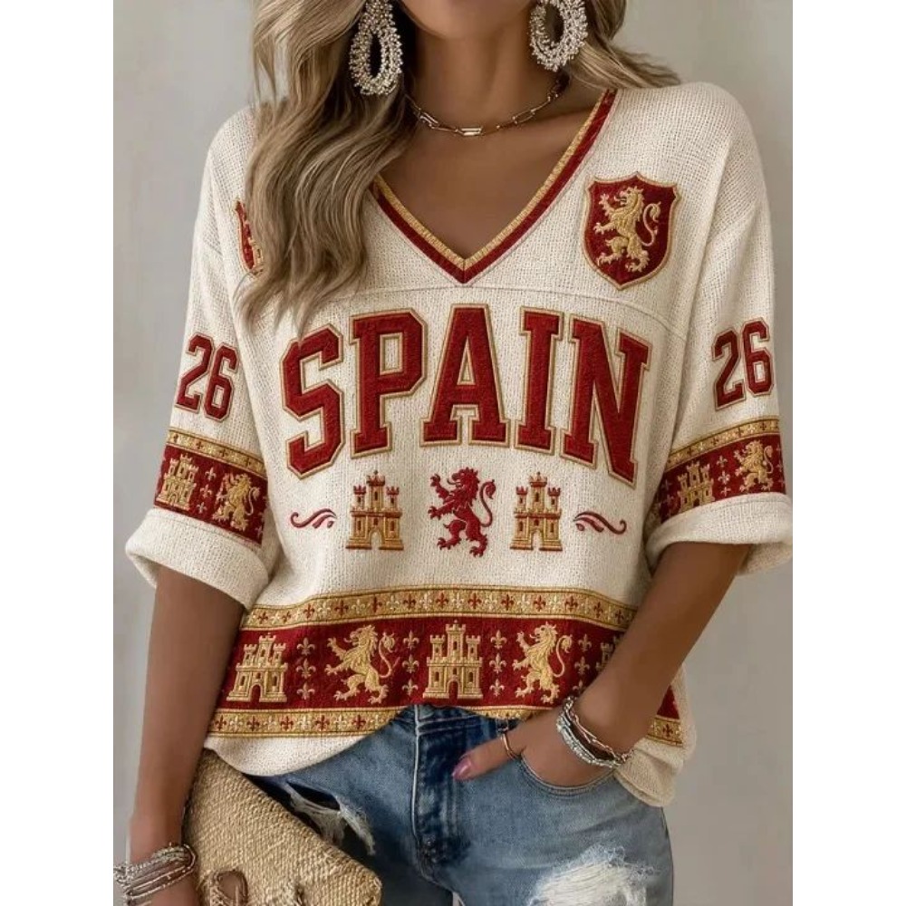 2026 여름 스페인 축구 팬 티셔츠 슬리브 통기성 속 - Street Fashion In Spain 리뷰 및 가격