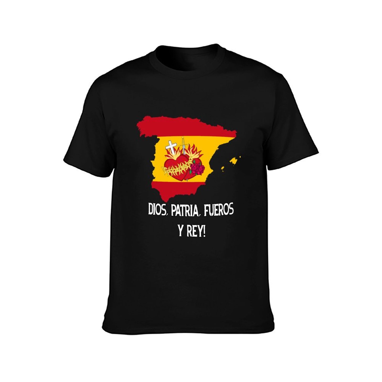 카톨릭 스페인 티셔츠 스트리트 패션 캐주얼 티셔츠 - Street Fashion In Spain 리뷰 및 가격