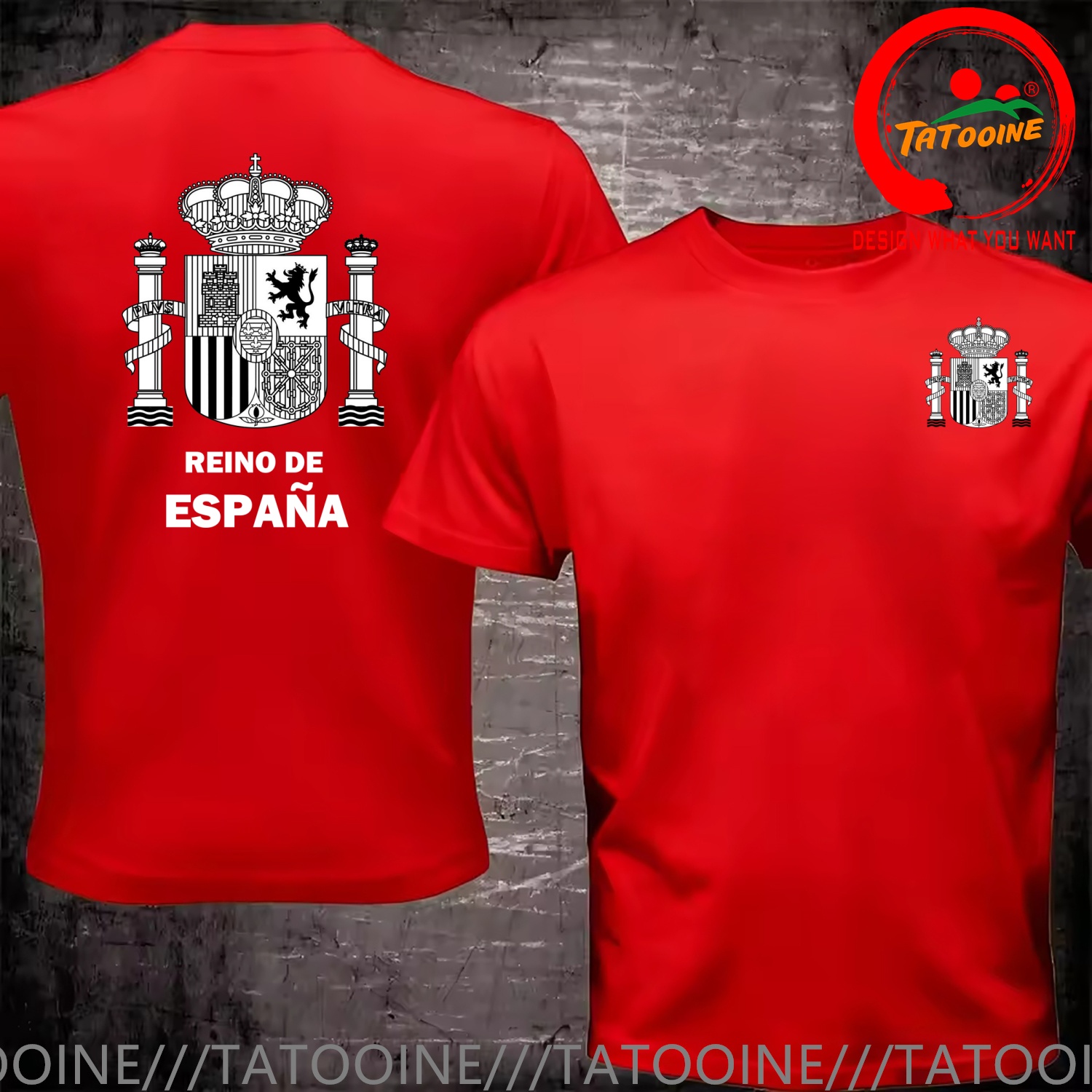 스페인 국가 상징 흑백 문장기 티셔츠 남성 패션 트렌디 - Street Fashion In Spain 리뷰 및 가격