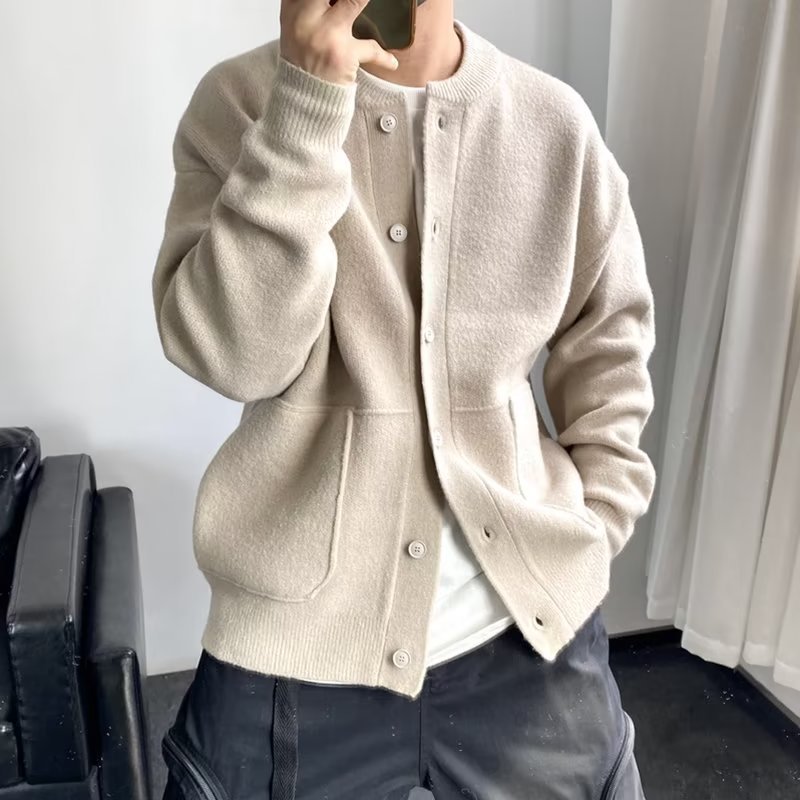 학생 가을 겨울 두꺼운 스웨터 재킷 남성 소년 니트 가 - Street Fashion Jacket Men 리뷰 및 가격