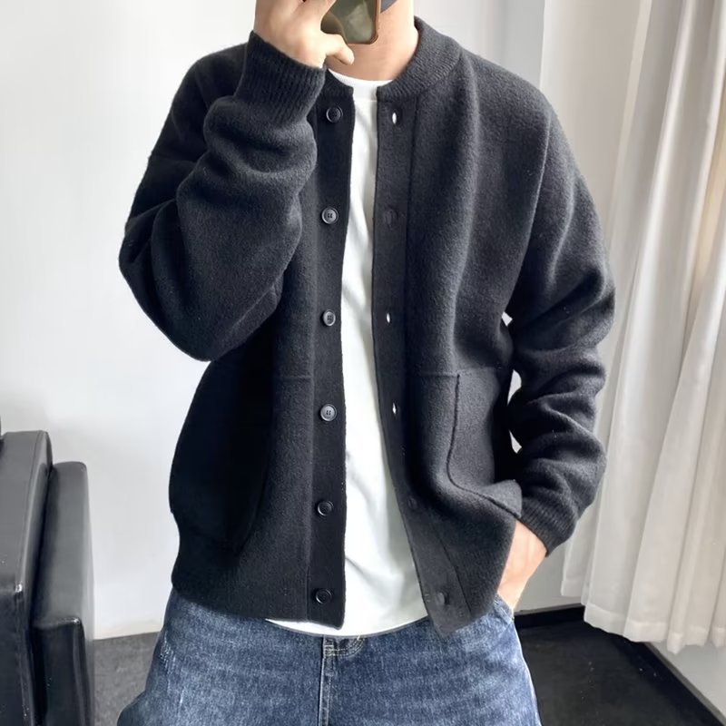 학생 가을 겨울 두꺼운 스웨터 재킷 남성 소년 니트 가 - Street Fashion Jacket Men 리뷰 및 가격