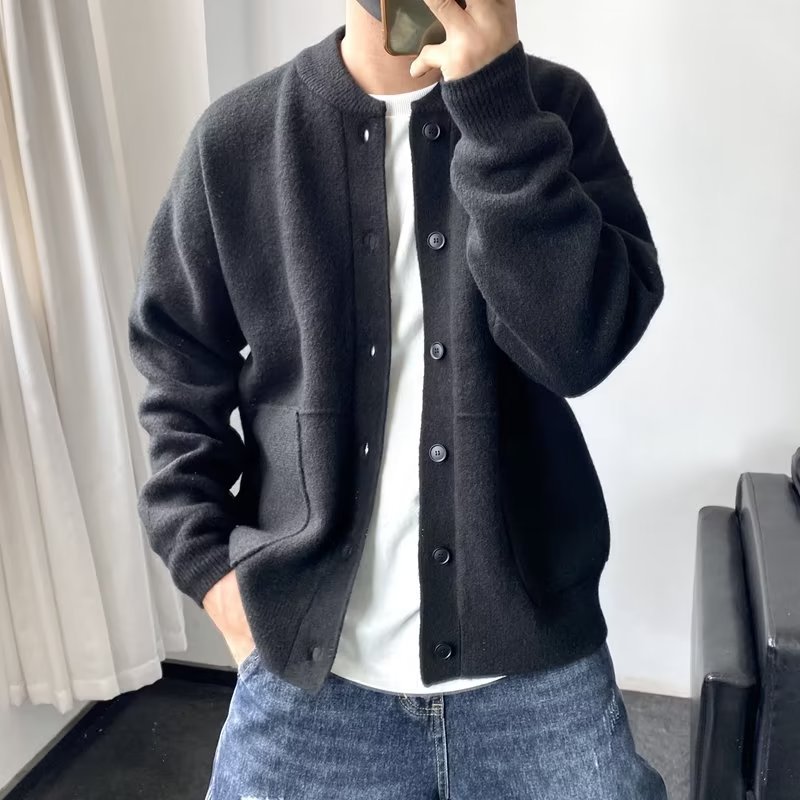 학생 가을 겨울 두꺼운 스웨터 재킷 남성 소년 니트 가 - Street Fashion Jacket Men 리뷰 및 가격