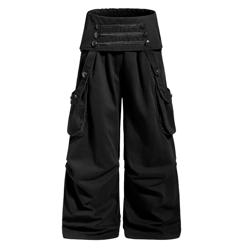 남성용 패션 카고 힙합 바지, 멀티 포켓, 루즈핏, Y - Cargo Pant Wide 리뷰 및 가격